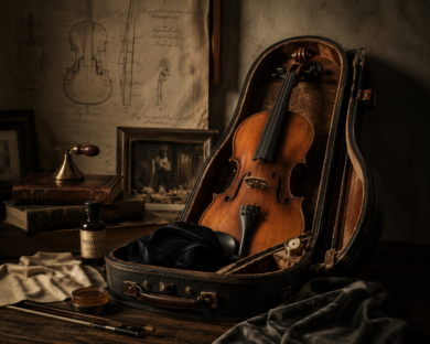Beyond the Strings The Quiet Artistry of Protecting a Violin art-sheep.com