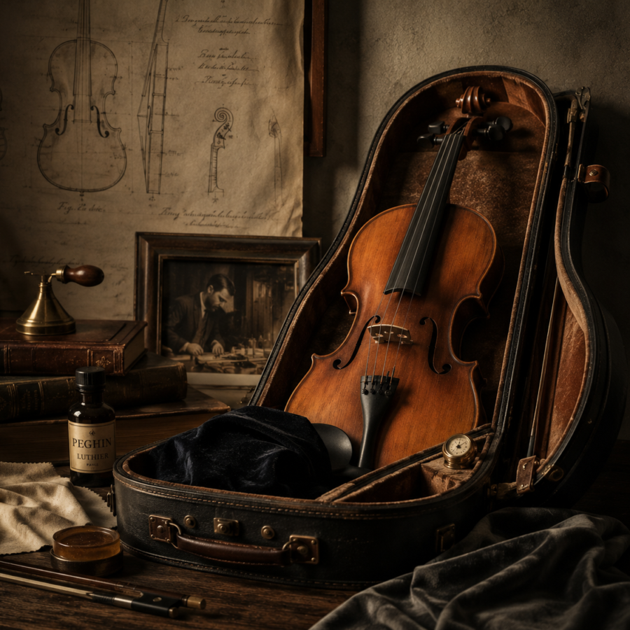 Beyond the Strings The Quiet Artistry of Protecting a Violin art-sheep.com