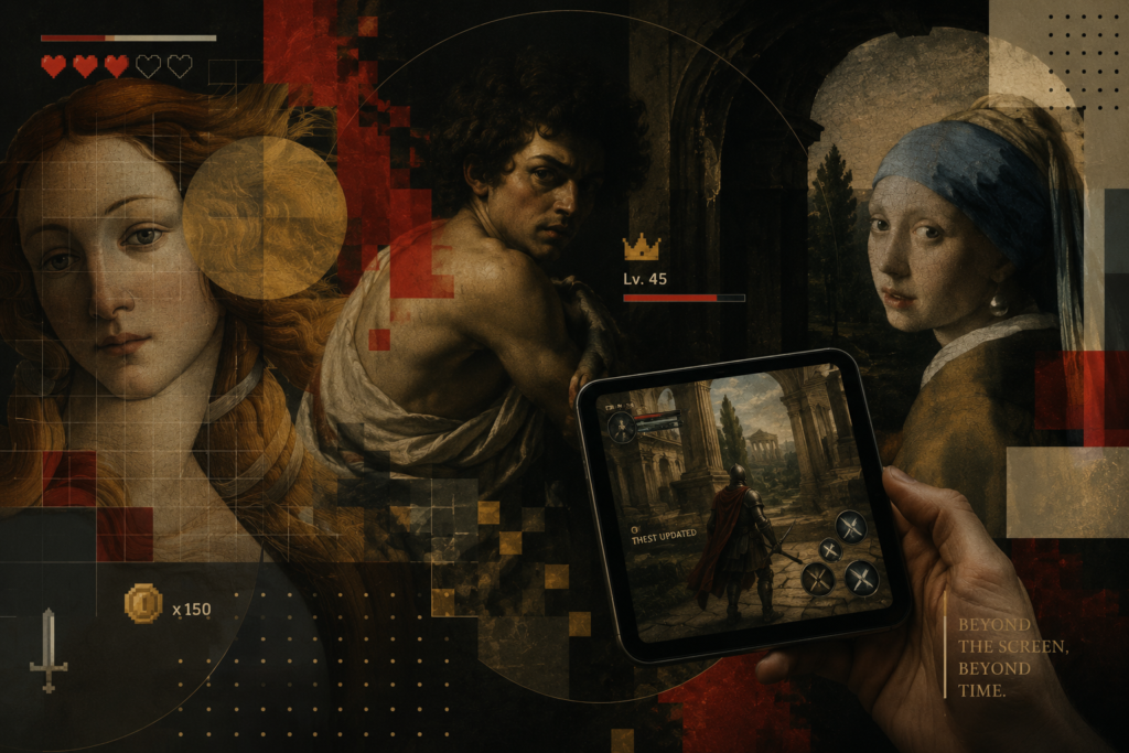 When Old Masters Meet the Spin: The Art History Hiding Inside Your Mobile Games art-sheep.com