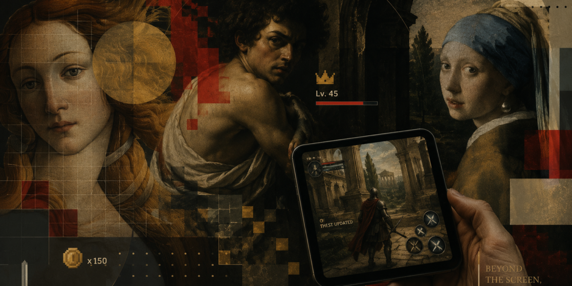 When Old Masters Meet the Spin: The Art History Hiding Inside Your Mobile Games art-sheep.com