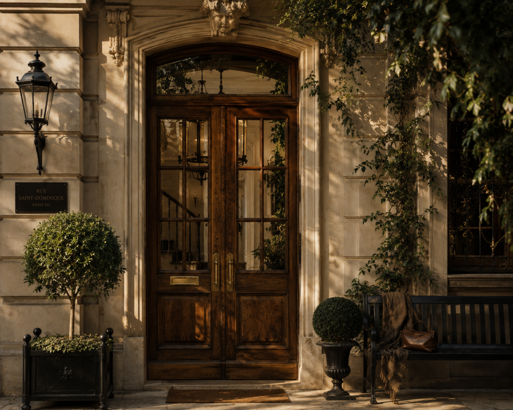 Wooden Front Door With Glass Where Warmth Meets Natural Light art-sheep.com