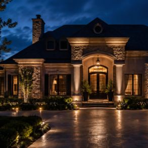 Painting With Light How Outdoor Spotlights Transform Architecture After Dark art-sheep.com