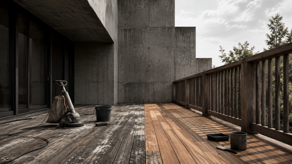 Resurfacing a Deck Without Removing the Railing Is It Possible art-sheep.com