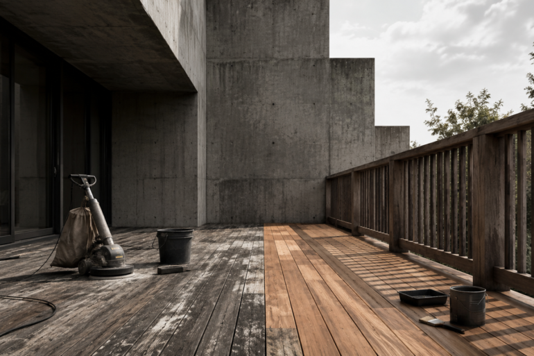 Resurfacing a Deck Without Removing the Railing Is It Possible art-sheep.com
