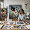 When Algorithms Meet Creativity - The Rise of AI Image Generators in Digital Art art-sheep.com