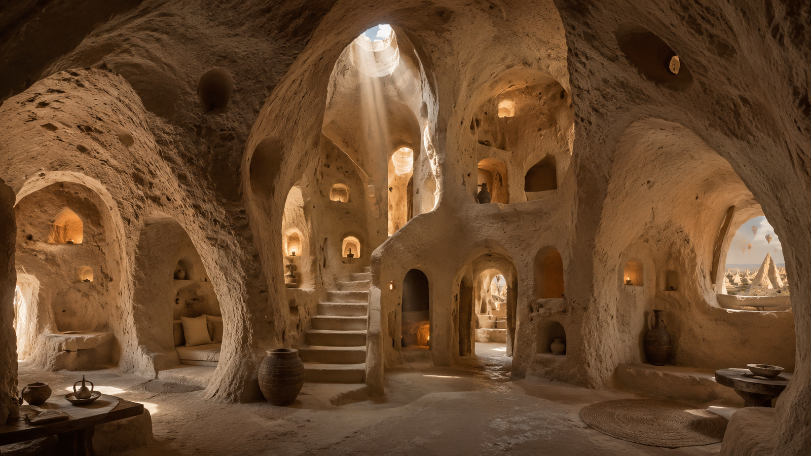 When Geology Becomes Architecture Inside Cappadocias Impossible Interior World art-sheep.com