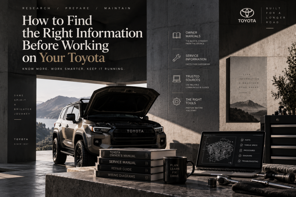 How to Find the Right Information Before Working on Your Toyota art-sheep.com