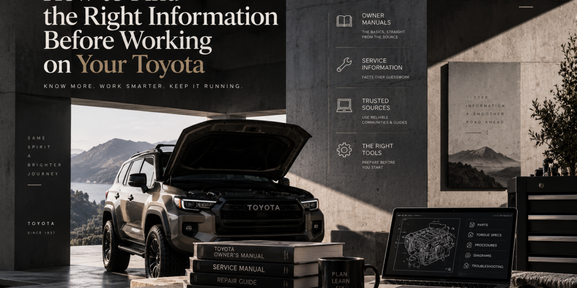 How to Find the Right Information Before Working on Your Toyota art-sheep.com