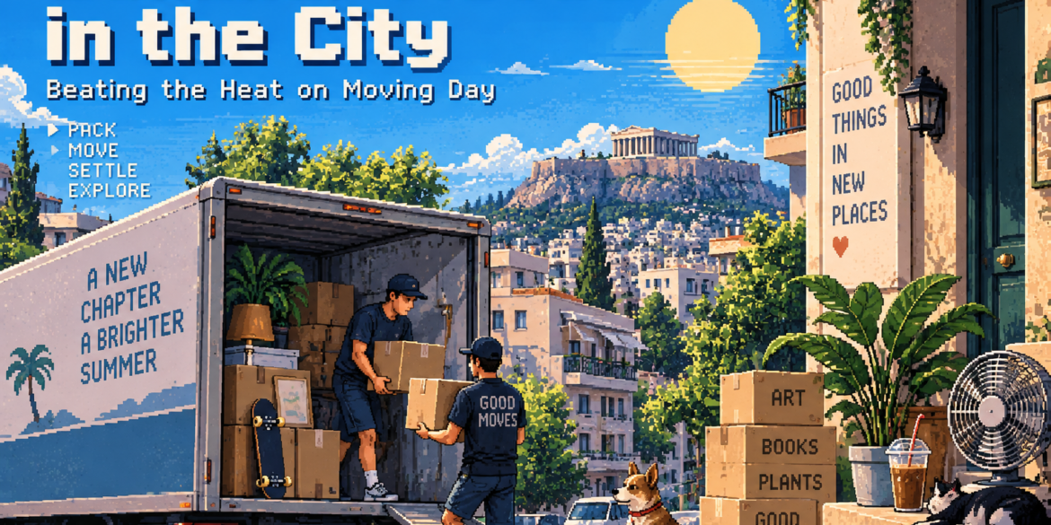 Summer Moves in the City Beating the Heat on Moving Day art-sheep.com