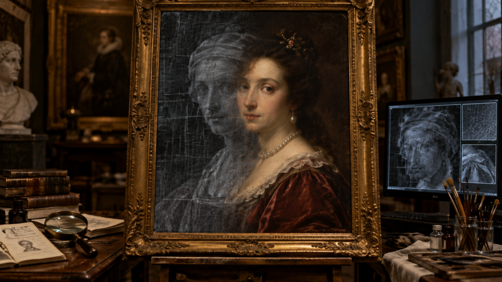 The Head That Was Painted Twice What X-Rays Found Under Four Centuries of Portraits art-sheep.com