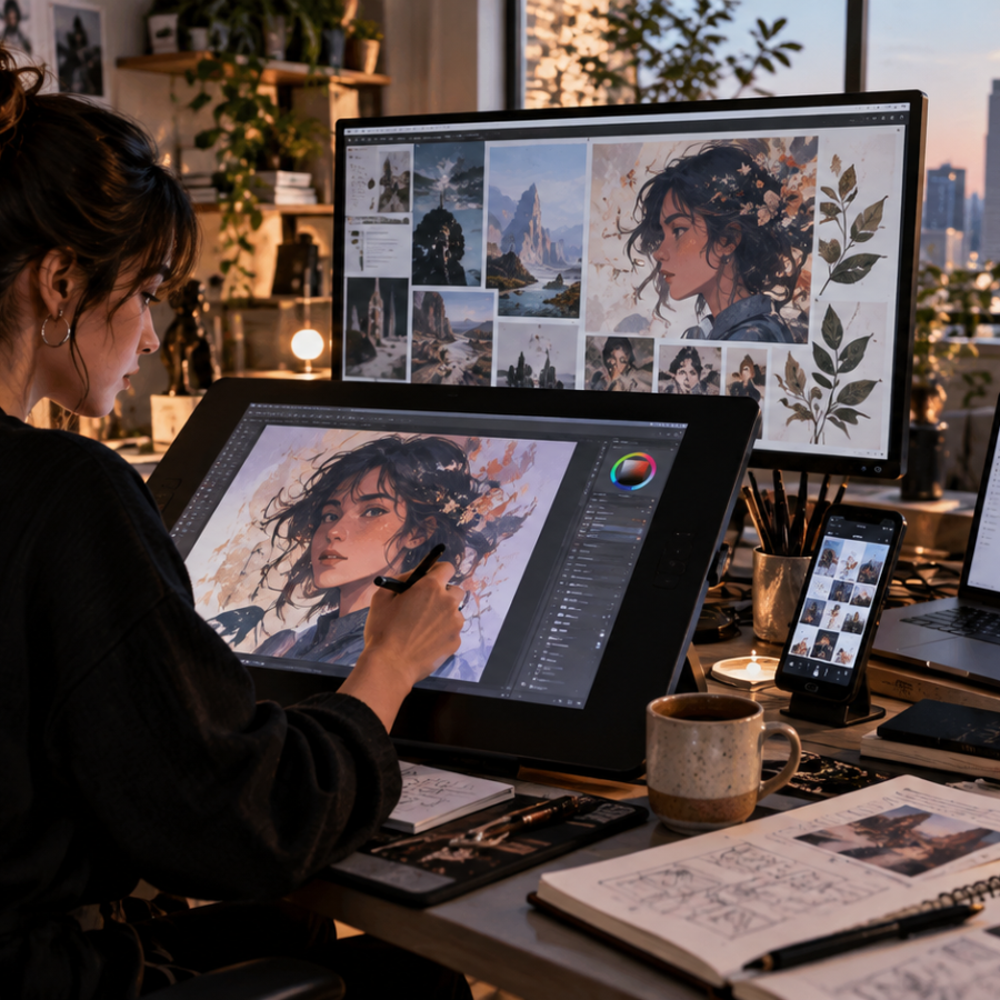 The Rise of the Digital Artist Balancing Creativity, Technology, and Business art-sheep.com
