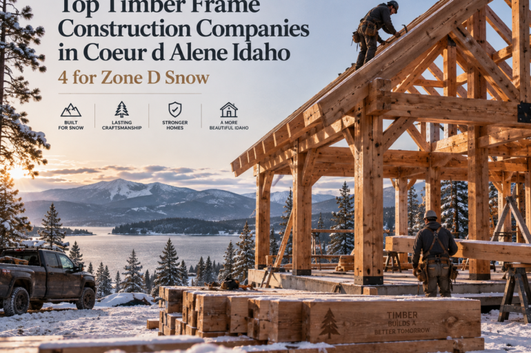 Top Timber Frame Construction Companies in Coeur d Alene Idaho 4 for Zone D Snow art-sheep.com