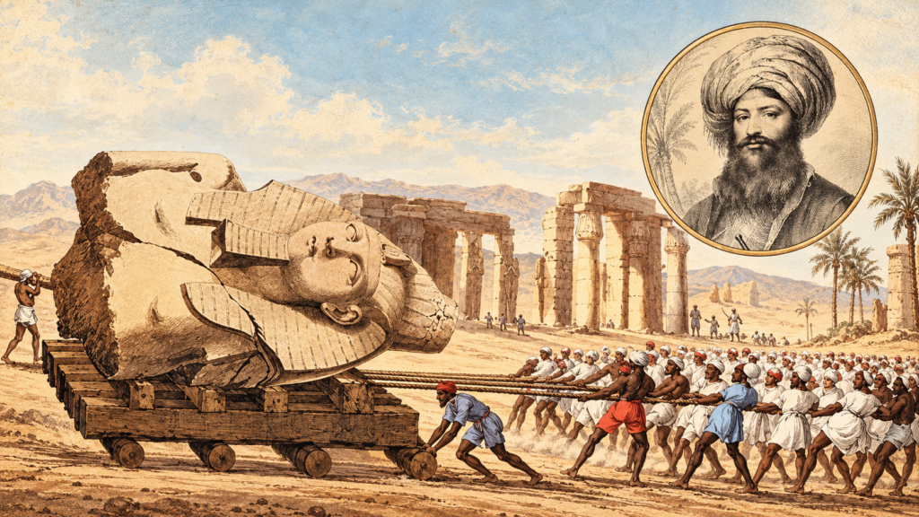 Giovanni Battista Belzoni The Circus Strongman Who Dragged Egypt Into Europe art-sheep.com art-sheep.com