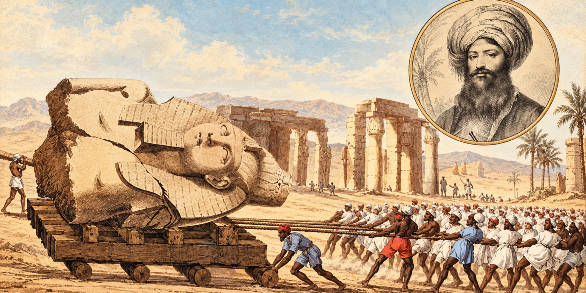 Giovanni Battista Belzoni The Circus Strongman Who Dragged Egypt Into Europe art-sheep.com art-sheep.com