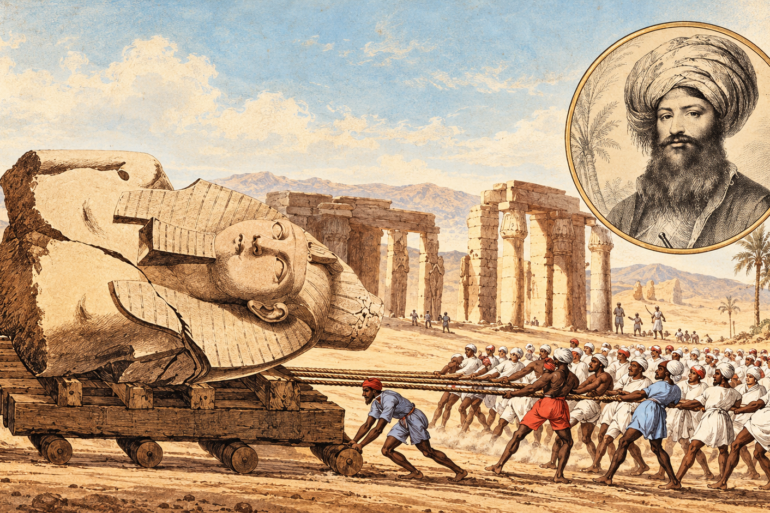 Giovanni Battista Belzoni The Circus Strongman Who Dragged Egypt Into Europe art-sheep.com art-sheep.com