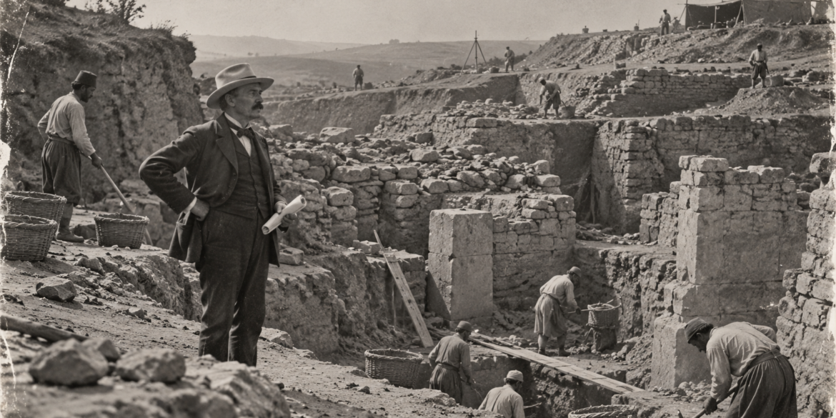 Heinrich Schliemann The Man Who Found Troy and Misplaced Subtlety art-sheep.com