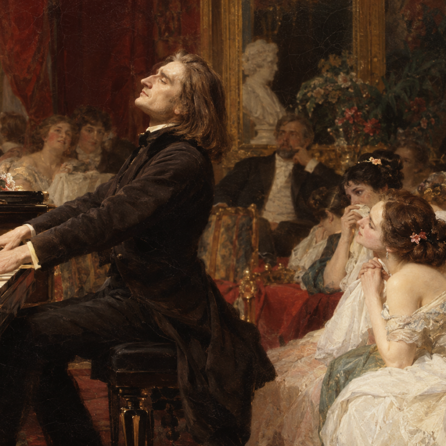 Lisztomania When the Piano Became a Weapon of Mass Hysteria art-sheep.com