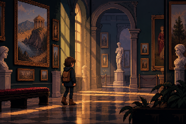 When a Video Game Becomes a Haunted Gallery The Visual Language of Modern Horror art-sheep.com